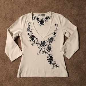 Karen Millen embroidered top